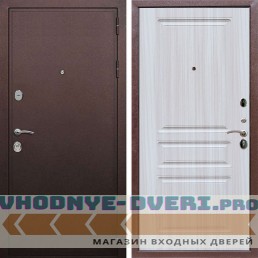 Входная дверь REX (Рекс) 5А Медный антик ФЛ-243 Сандал светлый