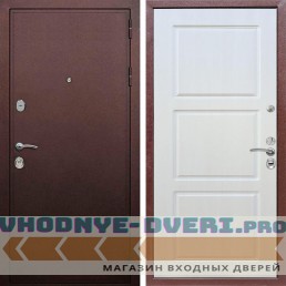 Входная дверь REX (Рекс) 5А Медный антик ФЛ-3 Лиственница