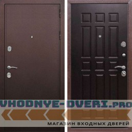 Входная дверь REX (Рекс) 5А Медный антик ФЛ-33 венге