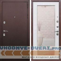 Входная дверь REX (Рекс) 5А Медный антик пастораль белый ясень