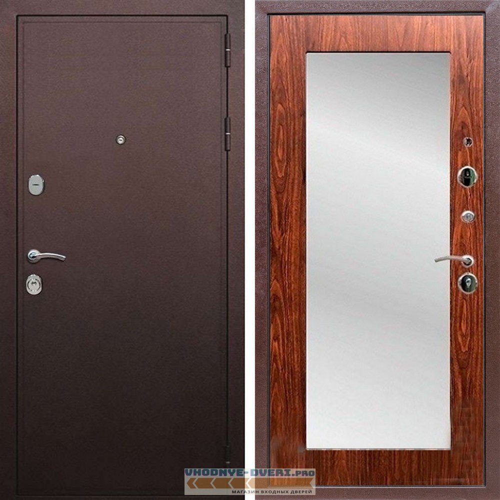 Входная дверь REX (Рекс) 5А Медный антик пастораль мореная береза