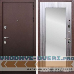 Входная дверь REX (Рекс) 5А Медный антик пастораль сандал серый