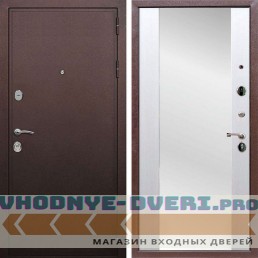 Входная дверь REX (Рекс) 5А Медный антик сб-16 белый ясень