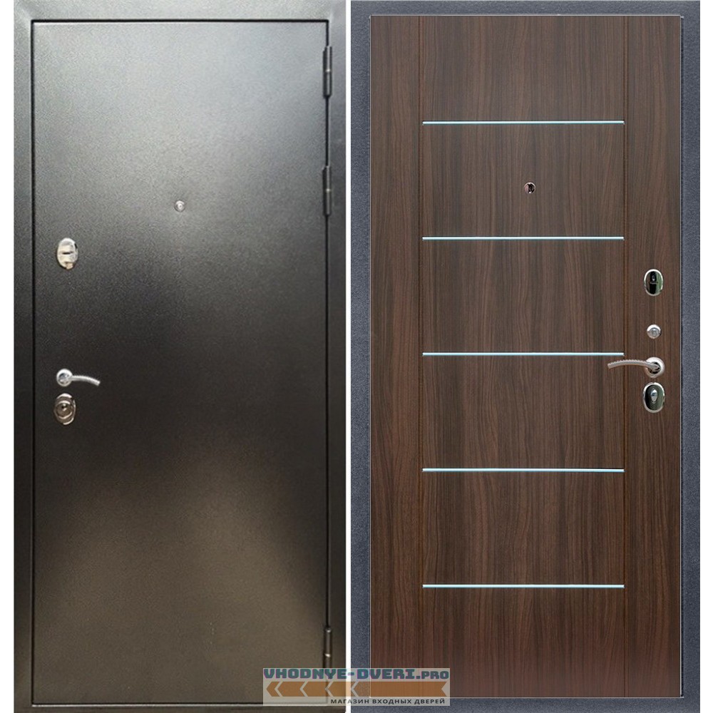 Входная дверь REX (Рекс) 5 (антик серебро) B03 молдинги эковенге