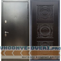 Входная дверь REX (Рекс) 5 (антик серебро) д-18 венге