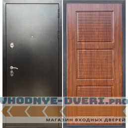 Входная дверь REX (Рекс) 5 (антик серебро) ФЛ-1 мореная берёза