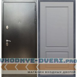 Входная дверь REX (Рекс) 5 (антик серебро) ФЛ-117 силк титан