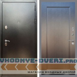 Входная дверь REX (Рекс) 5 (антик серебро) ФЛ-119 Венге