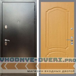 Входная дверь REX (Рекс) 5 (антик серебро) ФЛ-140 дуб