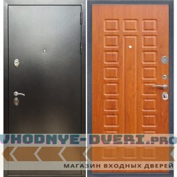 Входная дверь REX (Рекс) 5 (антик серебро) ФЛ-183 дуб светлый