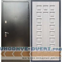 Входная дверь REX (Рекс) 5 (антик серебро) ФЛ-183 сандал светлый