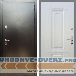 Входная дверь REX (Рекс) 5 (антик серебро) ФЛ-2 Лиственница