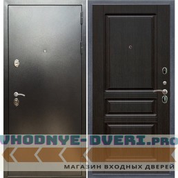 Входная дверь REX (Рекс) 5 (антик серебро) ФЛ-243 венге