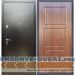 Входная дверь REX (Рекс) 5 (антик серебро) ФЛ-3 мореная берёза