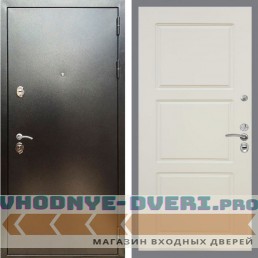 Входная дверь REX (Рекс) 5 (антик серебро) ФЛ-3 Шампань