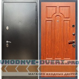 Входная дверь REX (Рекс) 5 (антик серебро) ФЛ-58 орех