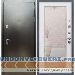 Входная дверь REX (Рекс) 5 (антик серебро) пастораль белый ясень