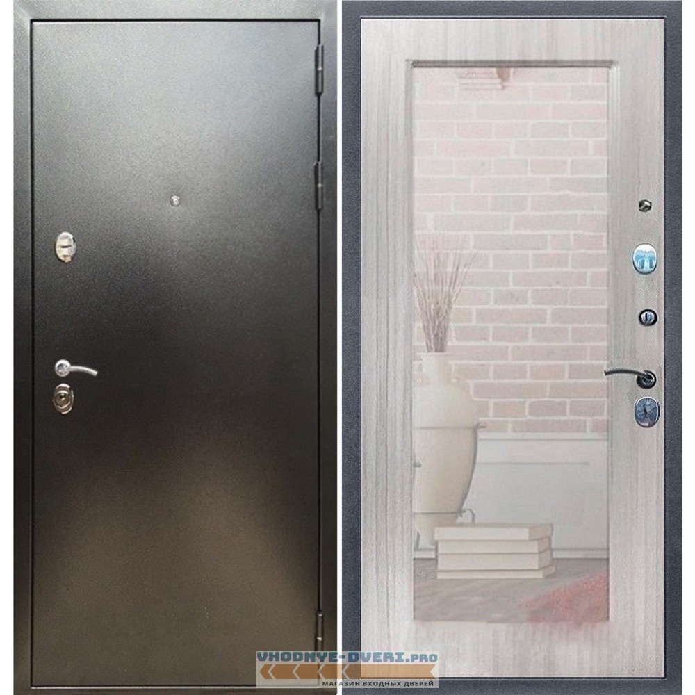 Входная дверь REX (Рекс) 5 (антик серебро) Пастораль сандал светлый