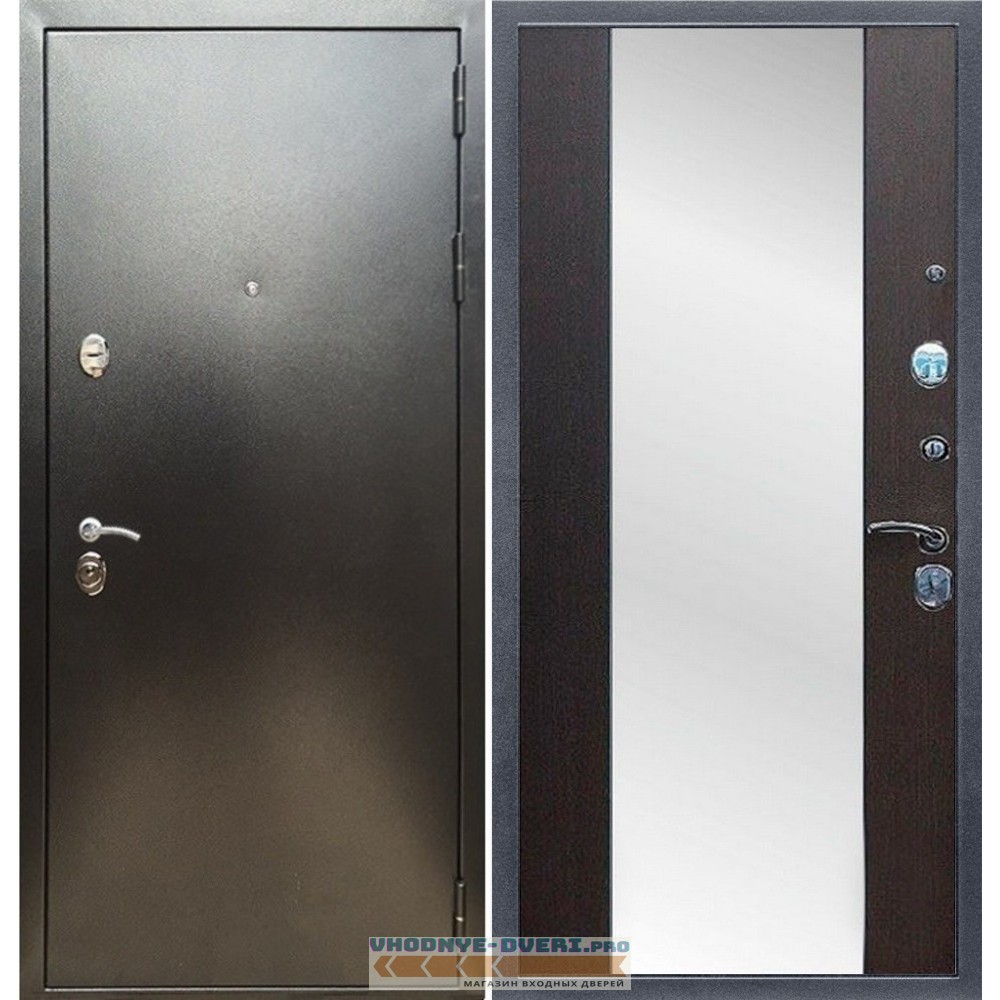 Входная дверь REX (Рекс) 5 (антик серебро) сб-16 венге