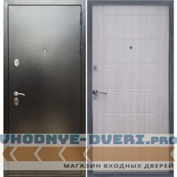 Входная дверь REX (Рекс) 5 (антик серебро) сити 6 мм сандал светлый