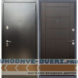 Входная дверь REX (Рекс) 5 (антик серебро) сити 6 мм венге