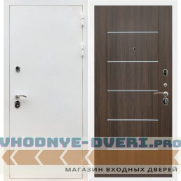 Входная дверь REX (Рекс) 5 белая шагрень B03 молдинг эковенге