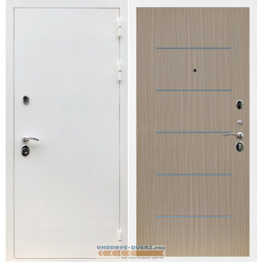 Входная дверь REX (Рекс) 5 белая шагрень B03 молдинги венге светлый