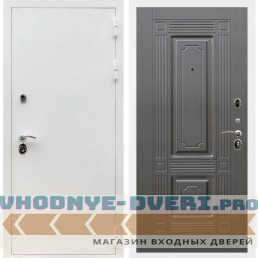 Входная дверь REX (Рекс) 5 белая шагрень ФЛ-2 венге 16 мм