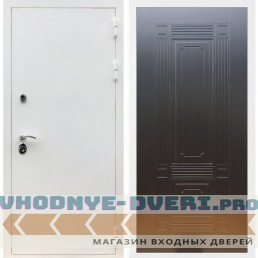 Входная дверь REX (Рекс) 5 белая шагрень ФЛ-2 венге 6 мм