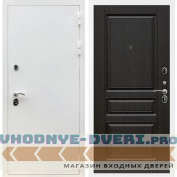 Входная дверь REX (Рекс) 5 белая шагрень ФЛ-243 венге