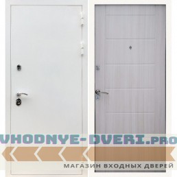 Входная дверь REX (Рекс) 5 белая шагрень сити сандал светлый