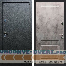 Входная дверь REX (Рекс) 3 Черный крокодил ФЛ-117 бетон темный