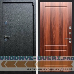 Входная дверь REX (Рекс) 3 Черный крокодил ФЛ-117 итальянский орех