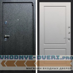 Входная дверь REX (Рекс) 3 Черный крокодил ФЛ-117 софт грей