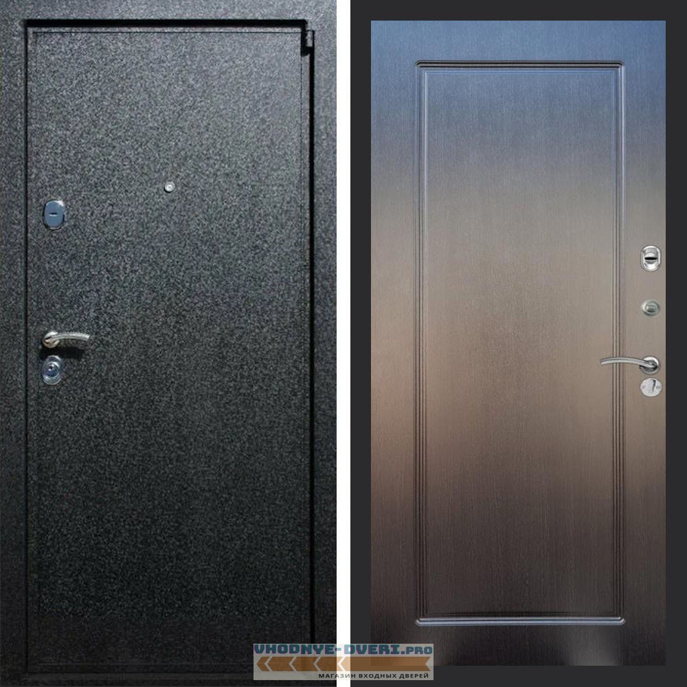 Входная дверь REX (Рекс) 3 Черный крокодил ФЛ-119 Венге