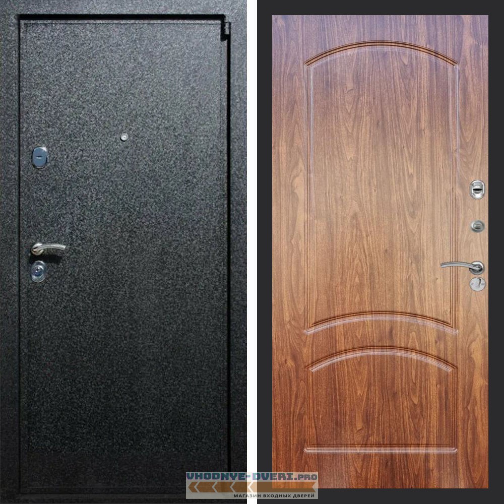 Входная дверь REX (Рекс) 3 Черный крокодил ФЛ-126 Мореная береза