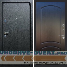 Входная дверь REX (Рекс) 3 Черный крокодил ФЛ-126 Венге