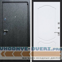 Входная дверь REX (Рекс) 3 Черный крокодил ФЛ-130 Белый ясень