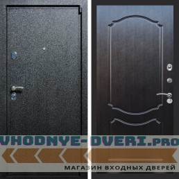 Входная дверь REX (Рекс) 3 Черный крокодил ФЛ-130 Венге