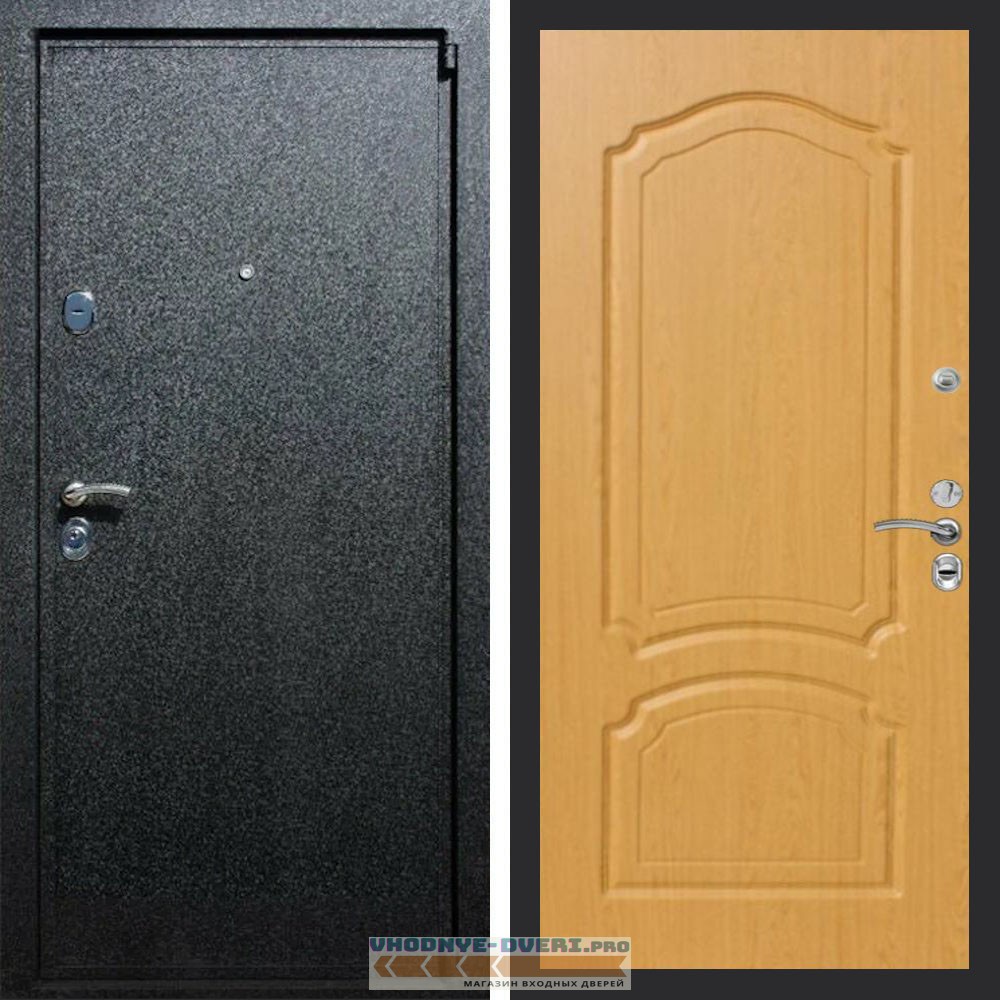 Входная дверь REX (Рекс) 3 Черный крокодил ФЛ-140 дуб