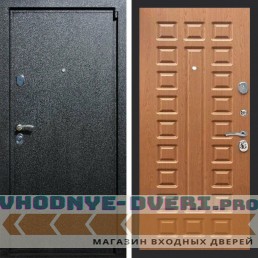 Входная дверь REX (Рекс) 3 Черный крокодил ФЛ-183 орех темный