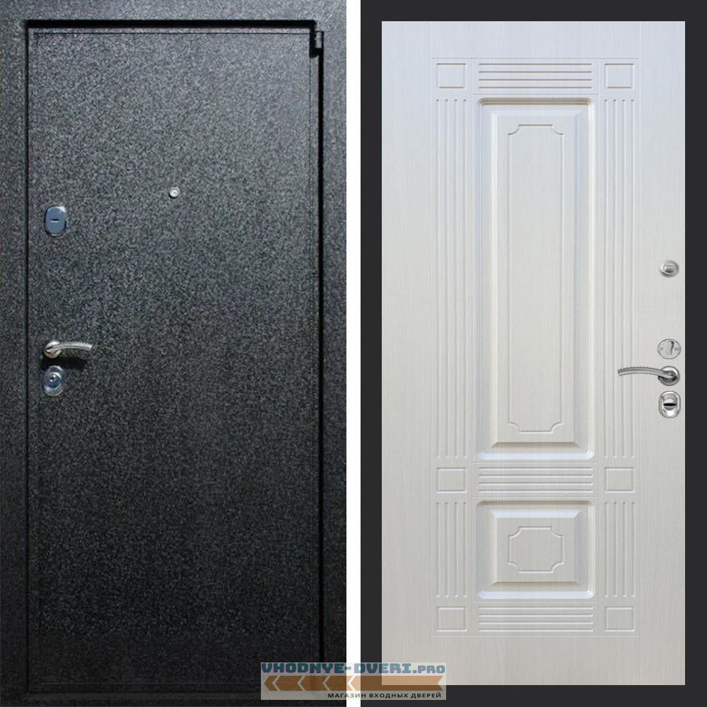 Входная дверь REX (Рекс) 3 Черный крокодил ФЛ-2 Лиственница