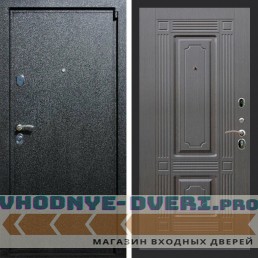 Входная дверь REX (Рекс) 3 Черный крокодил ФЛ-2 венге 16 мм