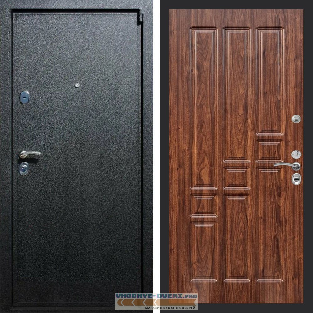 Входная дверь REX (Рекс) 3 Черный крокодил ФЛ-31 Мореная береза