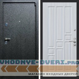 Входная дверь REX (Рекс) 3 Черный крокодил ФЛ-31 Сандал светлый