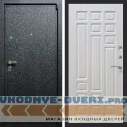 Входная дверь REX (Рекс) 3 Черный крокодил ФЛ-32 Лиственница бежевая