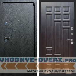 Входная дверь REX (Рекс) 3 Черный крокодил ФЛ-32 Венге