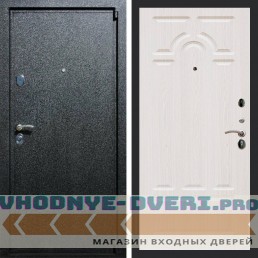 Входная дверь REX (Рекс) 3 Черный крокодил ФЛ-58 Беленый дуб