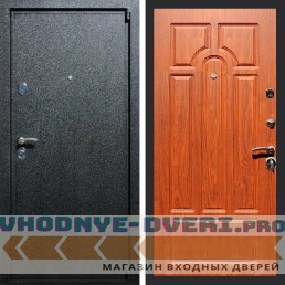 Входная дверь REX (Рекс) 3 Черный крокодил ФЛ-58 орех