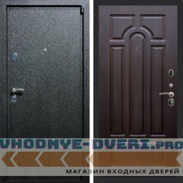 Входная дверь REX (Рекс) 3 Черный крокодил ФЛ-58 Венге